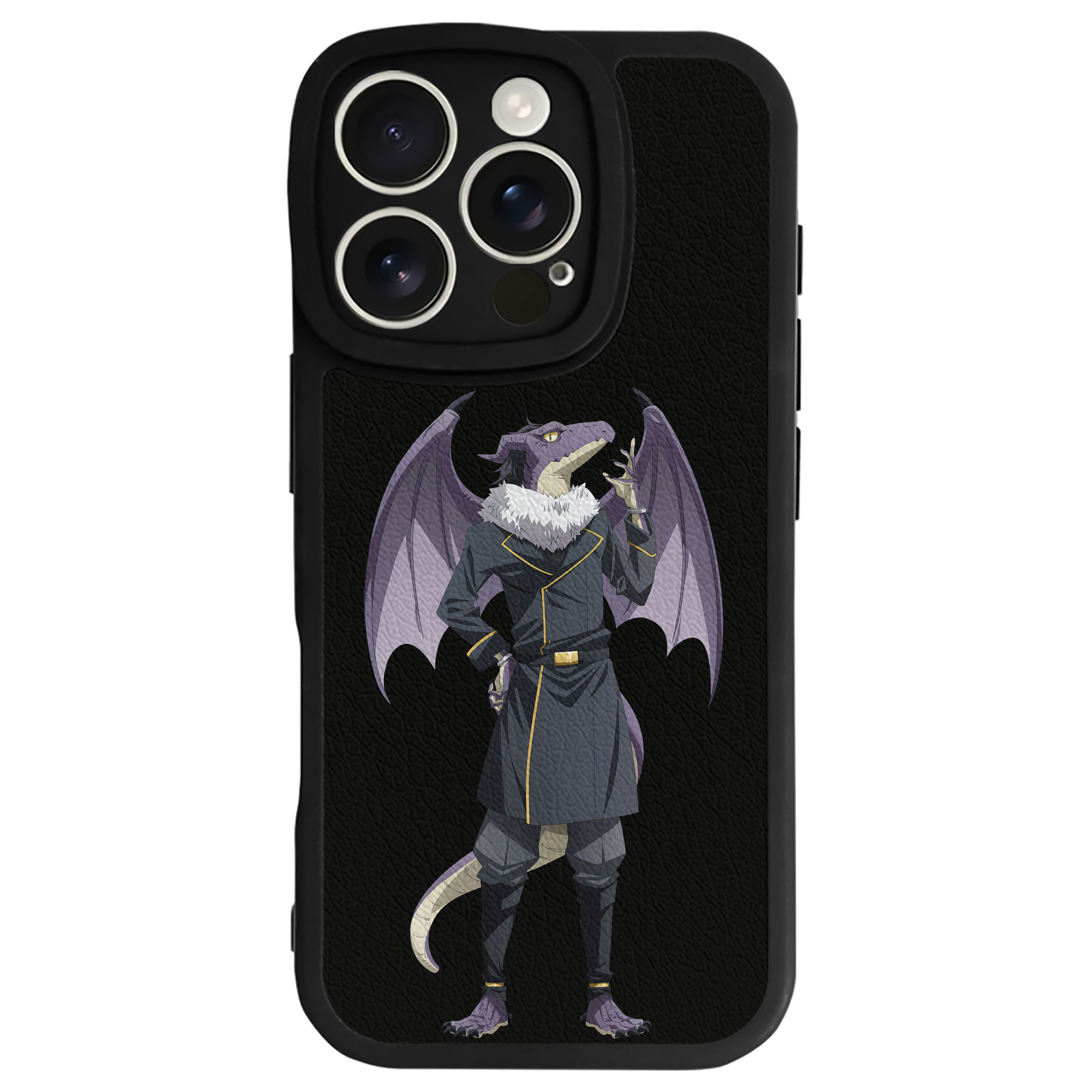 （画像用） 転スラ Regarding Reincarnated to Slime 【iPhone 16シリーズ対応】シリコンスマホケース（レザー調） 材質：シリコン